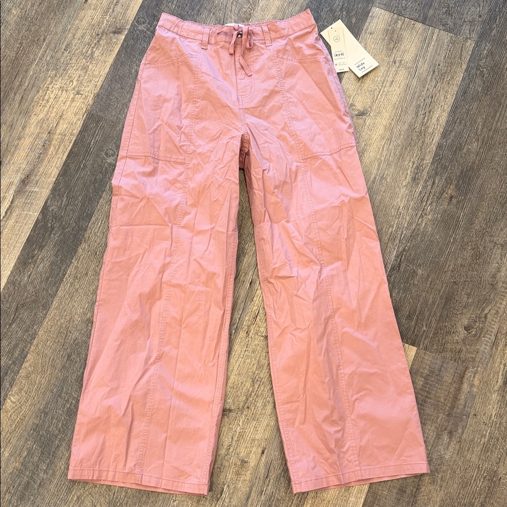 No Boundaries Wide Leg Pink Pants